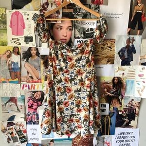 Lucca Off the Shoulder Floral Dress